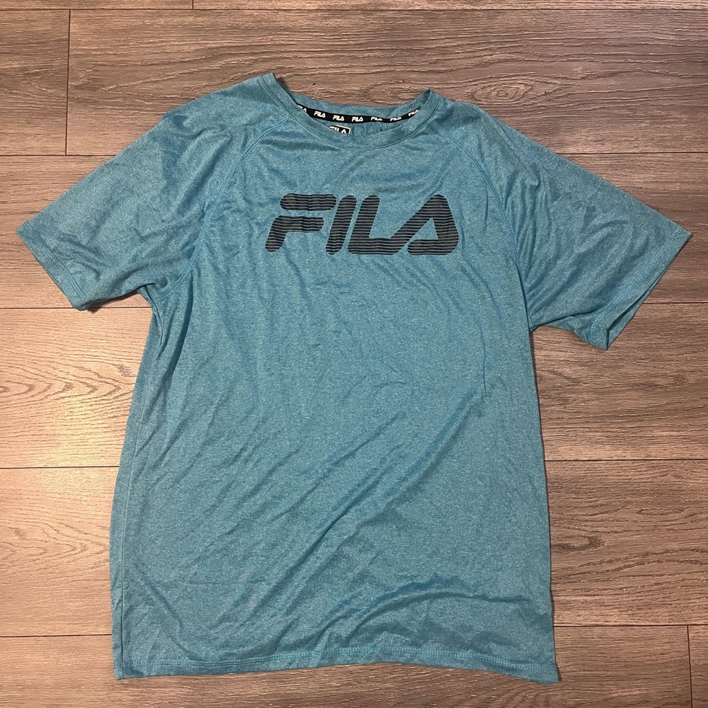 Blue Exercise FILA Top — BRAND NEW